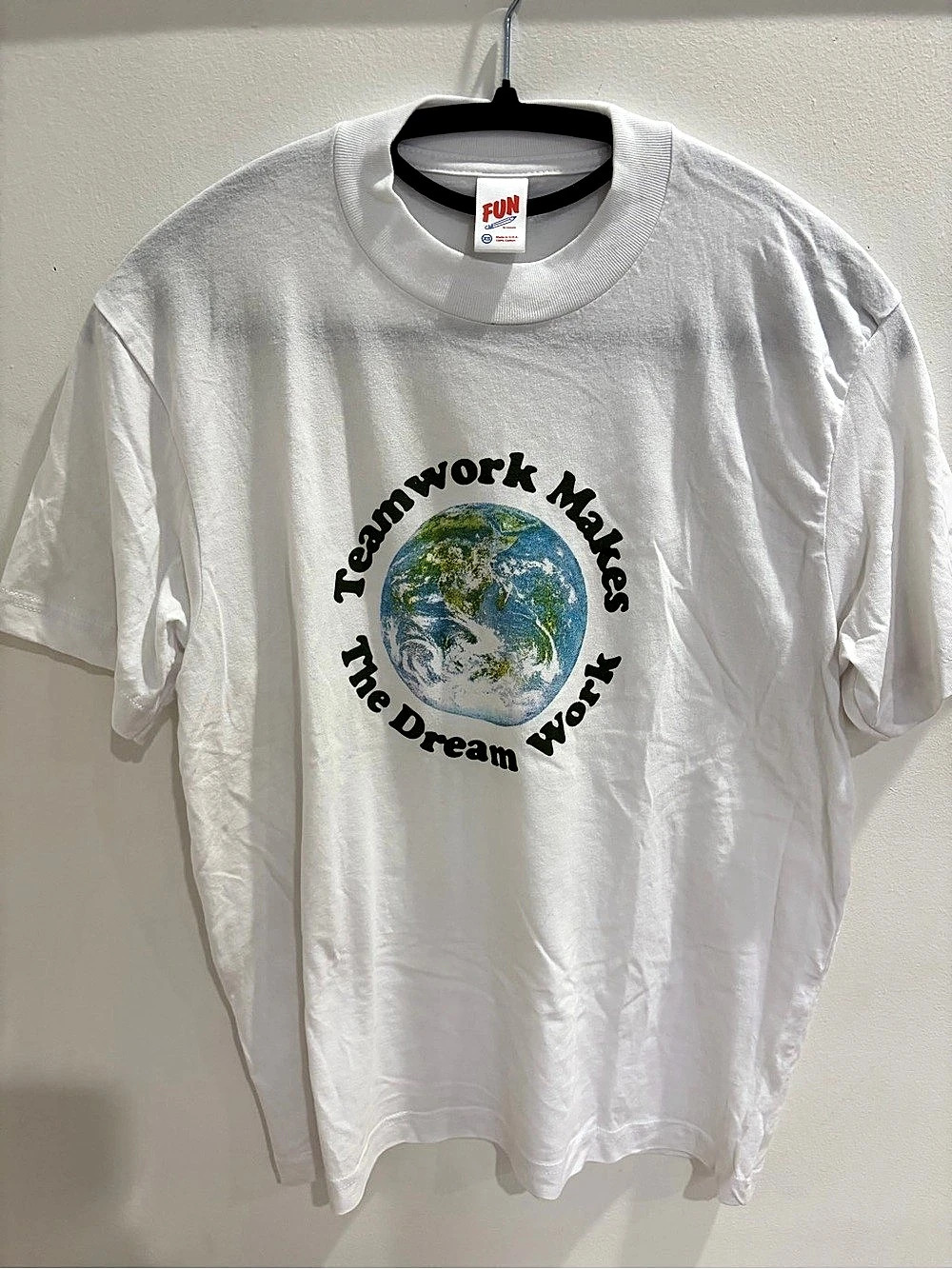 JJJJound Graphic Earth Short Sleeve Tee in White XSmall NWOT